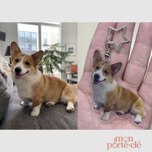 Porte-clé acrylique sur mesure