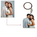 Porte-clé acrylique avec texte personnalisé