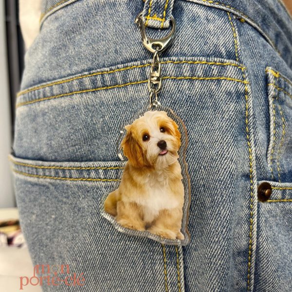 Porte-clé acrylique personnalisé pour cadeau