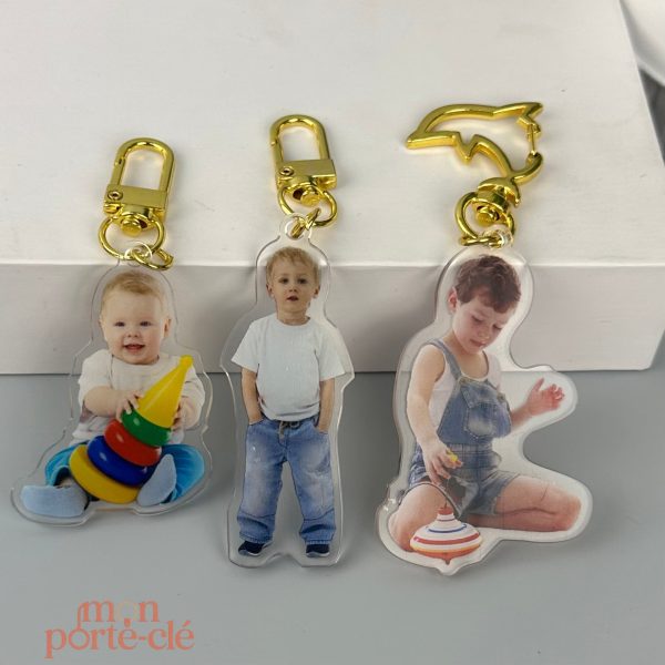 Porte-clé acrylique original pour souvenirs