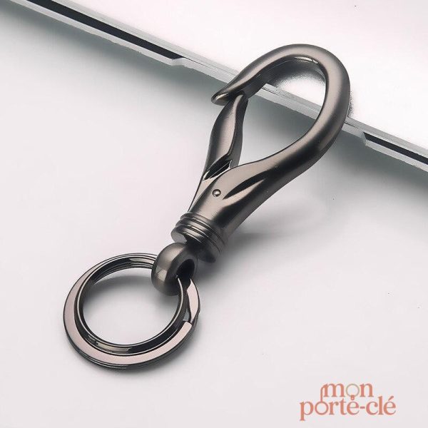 Porte-clé homme design moderne en acier