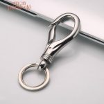 Porte-clé tendance pour homme en acier