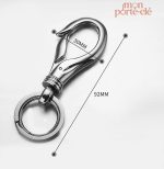 Porte-clé homme robuste en acier