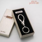 Porte-clé en acier, accessoire homme unique