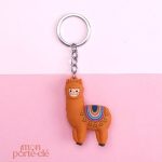 Porte-clé amusant avec design d'alpaga