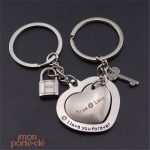 Porte-clé Amour pour couple, symbole de l'affection