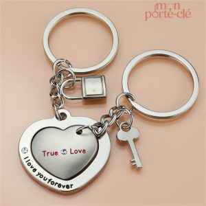 Porte-clé en duo Amour, parfait pour les amoureux