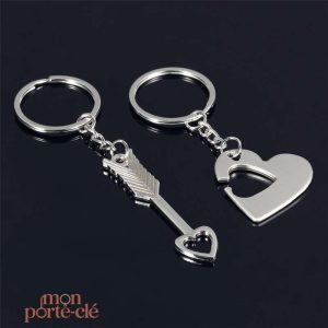 Porte-clé duo, accessoire parfait pour les amoureux