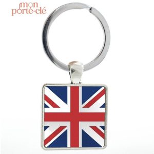 Porte-clé drapeau anglais, accessoire tendance et original