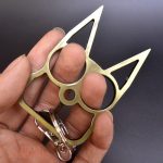 Porte-clé chat pour sécurité personnelle