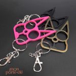 Design de porte-clé anti-agression animalier