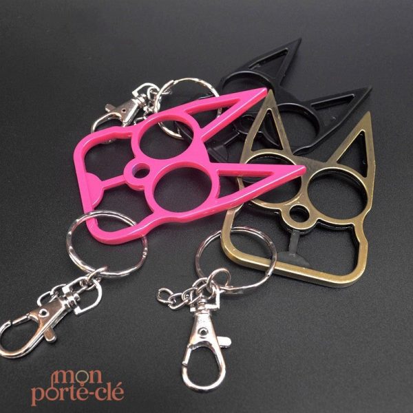 Design de porte-clé anti-agression animalier