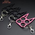 Accessoire de défense porte-clé chat