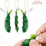 Petit Pois anti-stress en porte-clé créatif