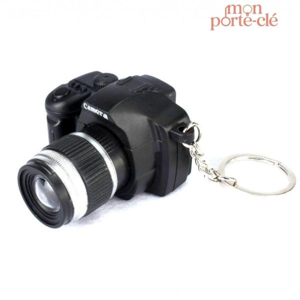 Porte-clé original en forme d'appareil photo