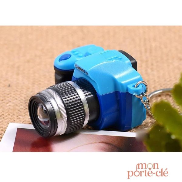 Accessoire porte-clé en style appareil photo