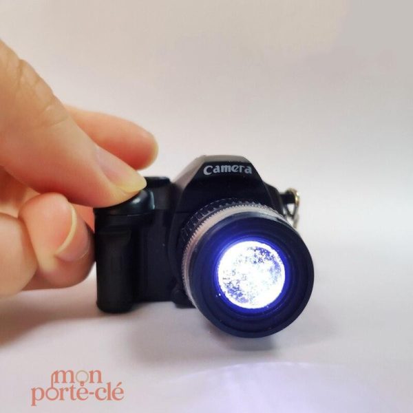 Porte-clé original inspiré de l'appareil photo