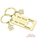 Porte-Clé Maison unique pour décorer vos clés