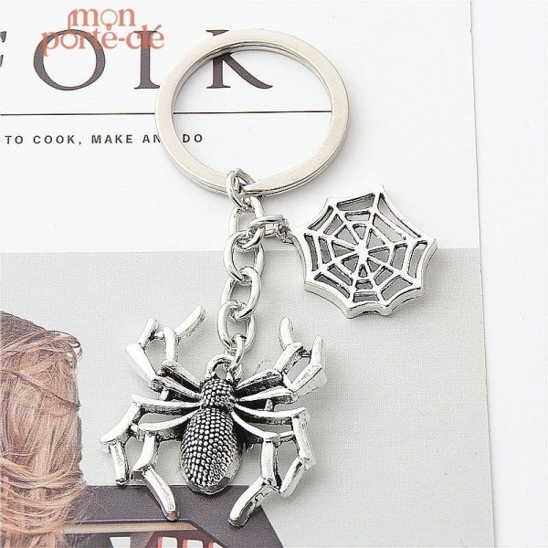 Porte-clé créatif araignée, parfait pour un cadeau original