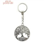 Porte-clé original L'Arbre de Vie en métal décoratif