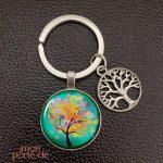 Détails du Porte-Clé Arbre de Vie stylisé