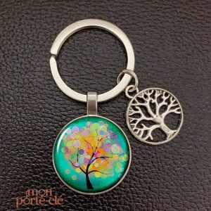 Détails du Porte-Clé Arbre de Vie stylisé