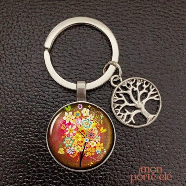 Porte-Clé Arbre de Vie pour un style bohème