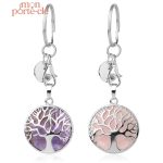 Porte-Clé Arbre de Vie en pierres naturelles