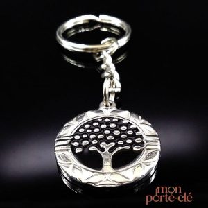 Porte-clé Arbre de Vie Les Graines d'Argent