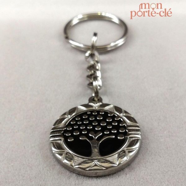 Design symbolique de l'Arbre de Vie en porte-clé