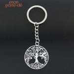 Porte-clé Arbre de Vie en métal classique