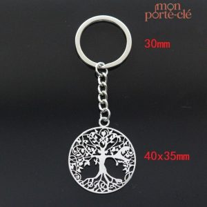 Accessoire porte-clé Arbre de Vie, symbole de vie