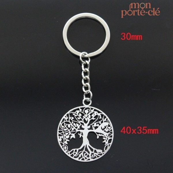 Accessoire porte-clé Arbre de Vie, symbole de vie