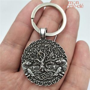 Porte-clé design Arbre de Vie, accessoire élégant