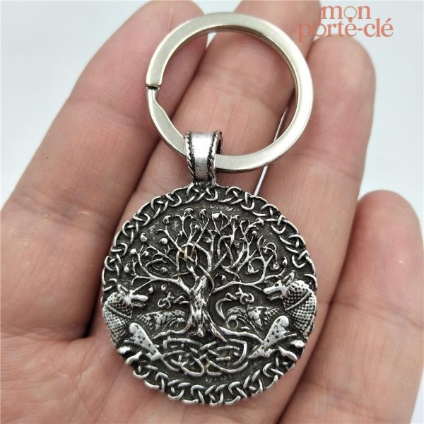 Porte-clé design Arbre de Vie, accessoire élégant
