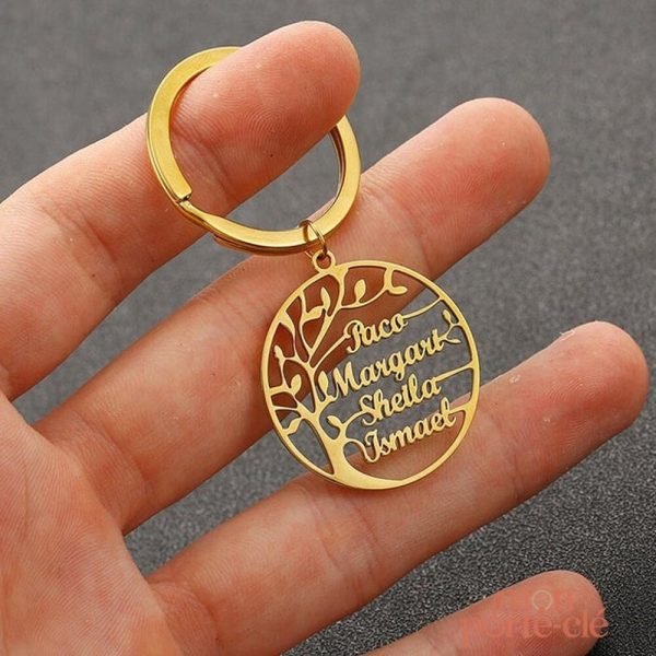 Porte-Clé Arbre de Vie personnalisé pour un cadeau unique