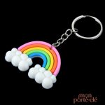 Porte-clé L'Arc-en-Ciel original et coloré