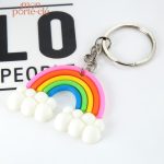 Porte-clé original aux couleurs vibrantes