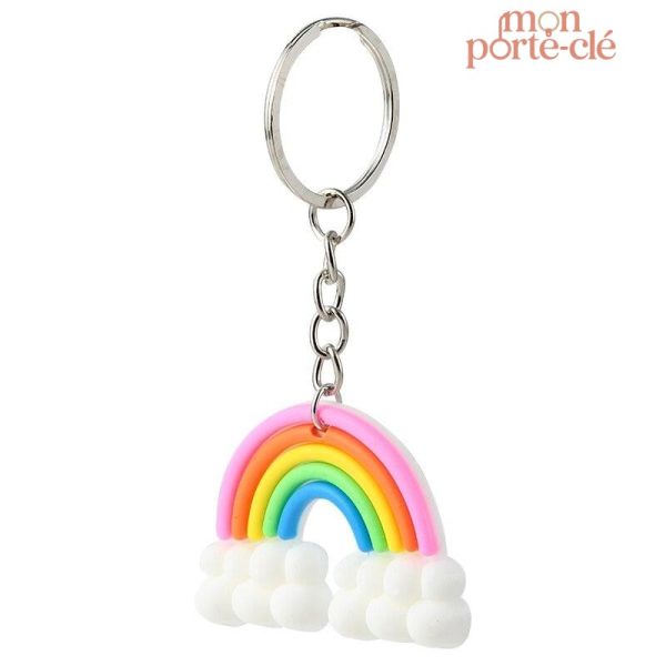 Accessoire de clé L'Arc-en-Ciel unique