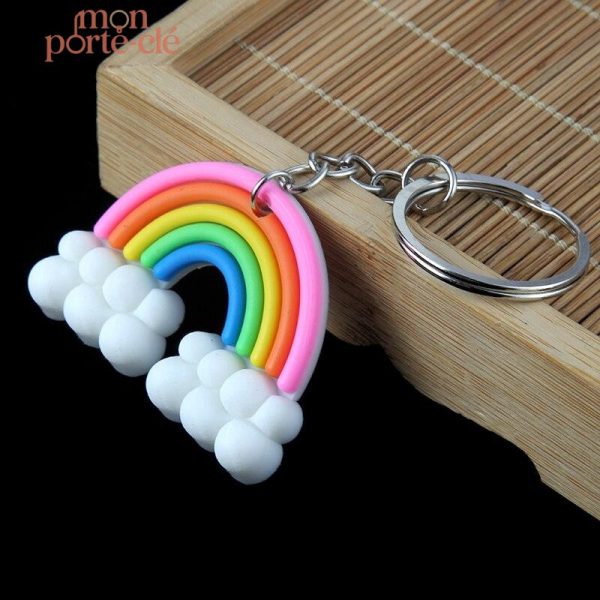 Porte-clé design arc-en-ciel pour tous