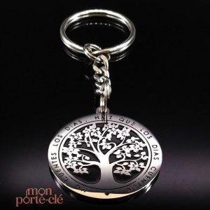 Porte-Clé Arbre de Vie en argent