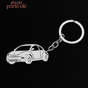 Porte-Clé Voiture Argenté