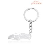 Accessoire Voiture – Porte-Clé Argenté