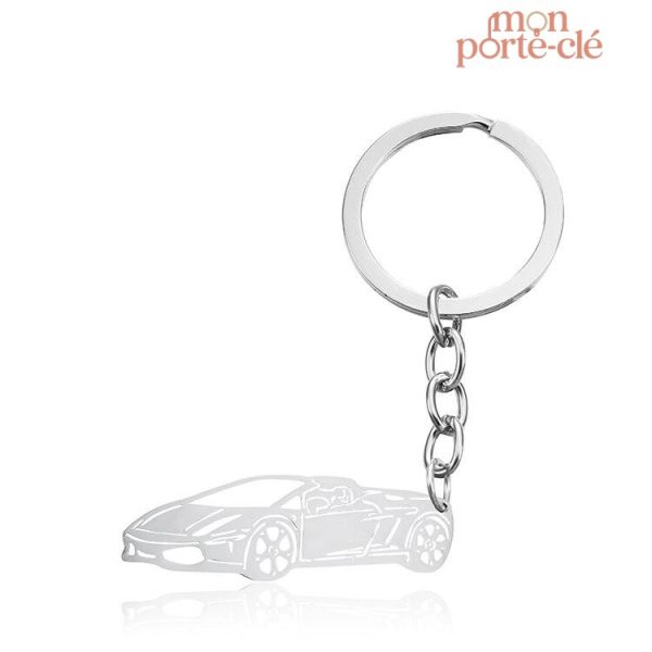 Accessoire Voiture – Porte-Clé Argenté