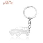 Porte-Clé Voiture Argenté Pratique