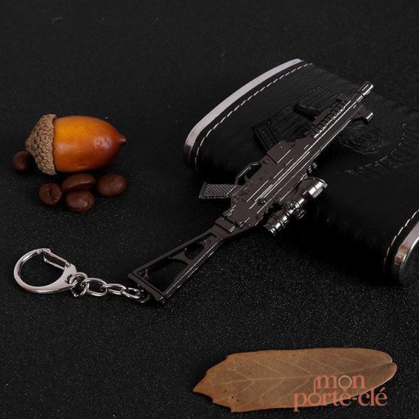 Porte-clé avec design d'arme unique