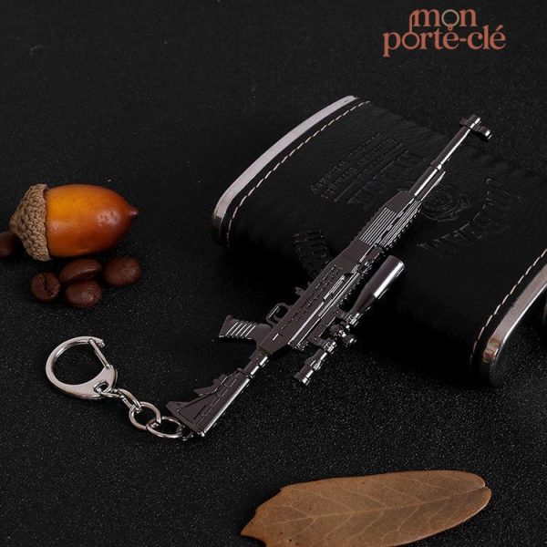 Porte-clé en forme d'arme, parfait cadeau