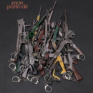 Porte-clé original en forme d'arme