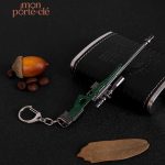 Porte-clé tendance en design d'arme