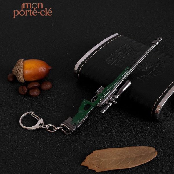 Porte-clé tendance en design d'arme